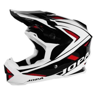 Jopa BMX-Helm Flash Black-White-Red