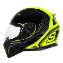 Shiro Motocross Helm SH 881 Furacao schwarz gelb Fluo