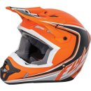 Fly Racing Kinetic Fullspeed Motocross Helm matt orange...