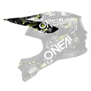 Oneal Ersatzvisier 3SRS Helm ATTACK 2.0 schwarz/neon gelb