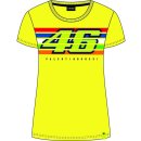 VR46 (VRWTS352205) T-shirt Lady 2019-Stripes Yellow