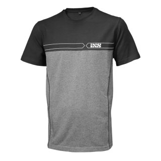 iXS Shirt iXS Team grau-schwarz