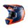 Leatt Helm GPX 3.5 orange-blau-weiss