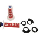 ODI V2 Emig Racing Lock-On Griffe rot/weiss