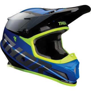 Thor Sector Fader Motocross Helm blau/weiss