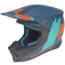Scott Motocross Helm 550 Stripes deep blau