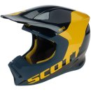 Scott Motocross Helm 550 Angled deep blau/aged gelb