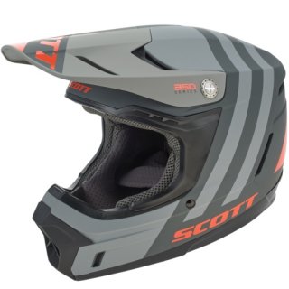 Scott Motocross Helm 350 EVO Plus Dash schwarz/orange