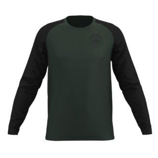 Scott T-Shirt Ms 10 Casual Raglan L-SL - smoked green/black