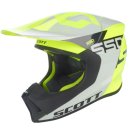 Scott Motocross Helm 550 Woodblock grey/gelb