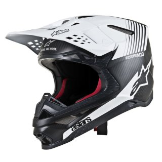 Alpinestars Motocross Helm Sm10 Dyno Bk/Wt