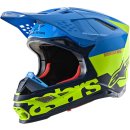Alpinestars Motocross Helm Sm8 Radium Aq/Y