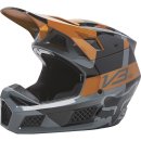 Fox V3 Rs Riet Helm, [schwarz/Gld]