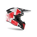 Airoh Motocross Helm Wraap Raze rot glänzend
