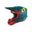 Oneal 5SRS Polyacrylite Motocross Helm HAZE V.22 blau/...