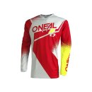 Oneal Element Jersey Racewear V.22 Rot/Grau/Neon Gelb