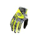 Oneal MATRIX Kinder Handschuhe CAMO V.22 Grau/Neon Gelb