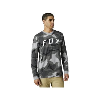 Fox Bnkr Ls Tech T-Shirt [Blk Cam]