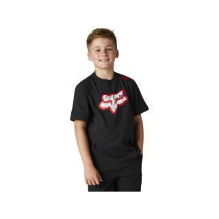 Fox Kinder Karrera Head Ss T-Shirt [Blk]