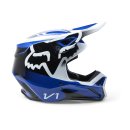 Fox V1 Leed Helm Dot/Ece  Blue