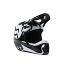 Fox V1 Leed Helm Dot/Ece  Black/White
