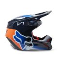 Fox V1 Toxsyk Motocross Helm Dot/Ece Midnight