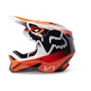 Fox Yth V1 Leed Helm Dot/Ece  Fluorescent Orange