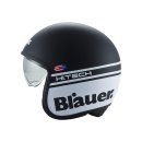 Blauer Helm Pilot 44562 Matt Black-White H07