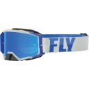 Fly MX-Brille Zone PRO Blue (Mirror Lens)