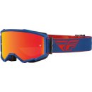 Fly MX-Brille Zone Red-Navy (Mirror Lens)