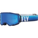Fly MX-Brille Zone Kinder Black-Blue (Mirror Lens)