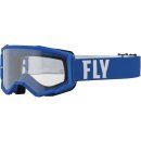 Fly MX-Brille Focus Blue-White (Clear Lens)