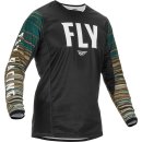 Fly MX-Jersey Kinetic Wave Black-Rum