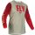 Fly MX-Jersey Kinetic Wave Light Grey-Red