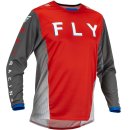 Fly MX-Jersey Kinetic Kore Red/Grey
