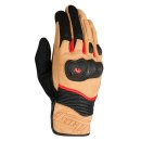 Furygan 4544-255 Dust Handschuhe D3O Sand-Black-Red