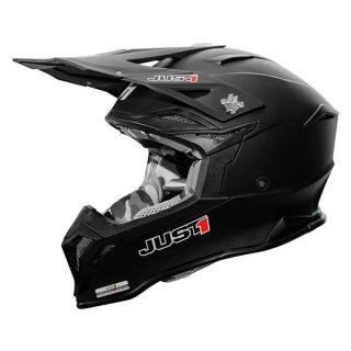 JUST1 Motocross Helm J39 Solid Matt schwarz