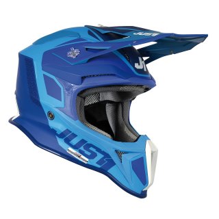 JUST1 Motocross Helm J18 MIPS Pulsar blau
