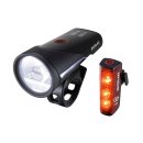 Sigma Sport Akku-LED-Leuchten-Set "Aura 100 USB /...
