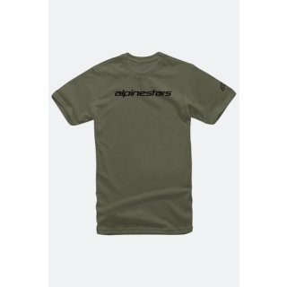Alpinestars T-Shirt Line-Word Grn/Blk