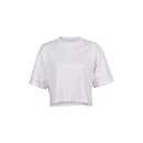 Fox Frauen Wordmark Os Crop T-Shirt Wht