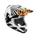 Thor Motocross Helm Verge Dazz Orange/Weiss
