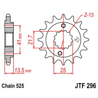 JT Ritzel 15T 525 RU JTF296.15RB