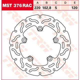 TRW Bremsscheibe Fix Rac L/R MST376RAC