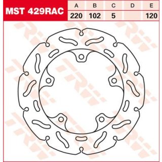 TRW Bremsscheibe Fix Rac L/R MST429RAC