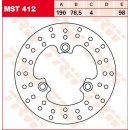 TRW Bremsscheibe Fix Round L/R MST412