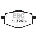 EBC Bremsbeläge Carbon Scooter SFAC101