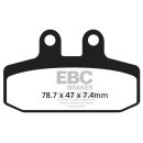 EBC Bremsbeläge Carbon Scooter SFAC256